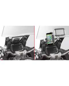 Traversino Ducati Givi FB7408 per aggancio Gps smartphone e navigatori