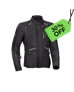 Giacca moto Balder nera 2XL in offerta al 30% di sconto.