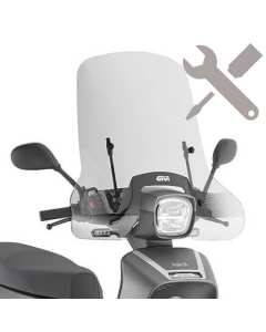 Givi A9031A attacchi per montare il parabrezza 9031A su Askoll NGS3