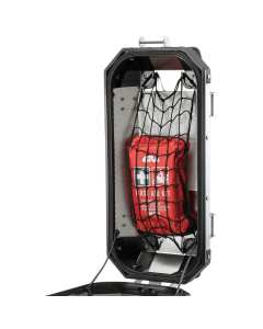 Rete elastica porta oggetti Givi E144 da posizionare sotto il coperchio delle valigie in alluminio givi come le Trekker Outback, Dolomiti e le Alaska.