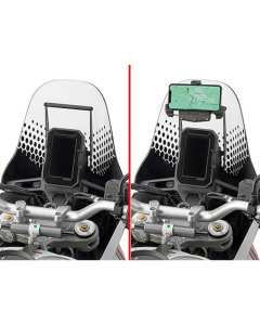 Givi FB7414 traversino porta smartphone e navigatore per Ducati Desert X