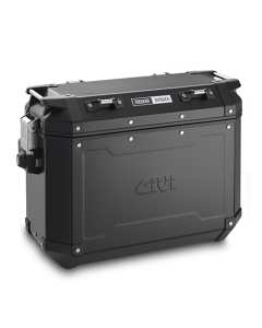 Givi OBKN37BR valigia laterale Trekker Outback in alluminio nera destra 37 litri