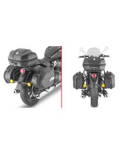 Givi PL9058 telaietti valigie laterali Monokey per la moot Royal Enfield Super Meteor 650.