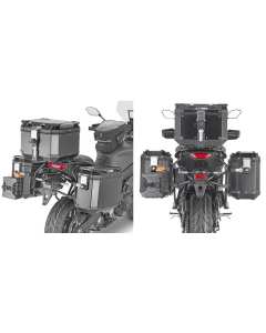 Givi PLO2159CAM telaietti porta valigie laterali per valigie Trekker Outback su Yamaha Tracer 9