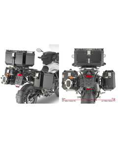 Givi PLO6415CAM porta valigie laterali Monokey cam side per moto Triumph Tiger 900 dal 2020