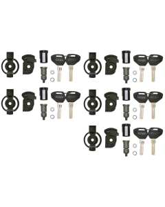 Givi SL105 kit unificazione cinque chiavi e cilindri Security lock per bauletti moto monokey
