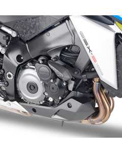 Givi SLD3119KIT kit aggancio tamponi SLD01 sulla moto Suzuki GSX S 1000 dal 2021