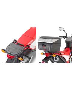 Attacco bauletto Givi SR1191 per montare i bauletti monolock e monokey per la moto Honda CRF 300 L dal 2021.