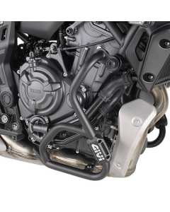 Yamaha MT07 dal 2021 paramotore tubolare in acciaio nero Givi TN2148
