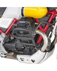 Givi TN8203 paramotore tubolare in acciaio nero per Moto Guzzi V85 TT
