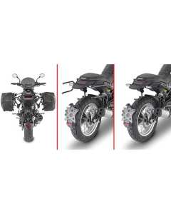 Givi TR8704 Remove-X telaietti porta borse laterali per Benelli 500 Trail