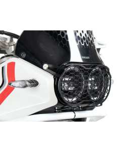 Hepco & Becker 7007638 00 01 griglia protezione faro per Ducati DesertX