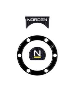 Adesivo tappo serbatoio carbon look per moto Husqvarna Norden 901 Labelbike 7438641574674