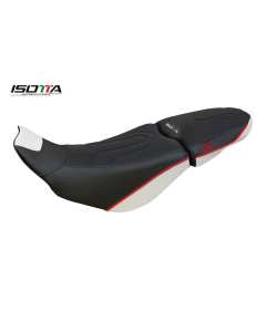 Isotta RV001 rivestimento sella memory foam bordo bianco per Ducati DesertX.