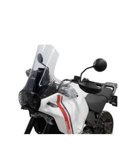 Cupolino fumè chiaro alto con spoiler laterali per la moto Ducati DesertX Isotta SC35.