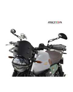 Isotta SC37-N.O. cupolino nero in PMMA per Moto Guzzi V7 850 dal 2020