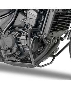 Kappa KN1194 paramotore tubolare nero moto Honda CMX 1100 Rebel