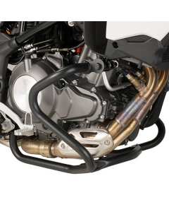 Kappa KN8703 paramotore tubolare nero per la moto Benelli TRK 502