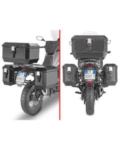 Givi PLO9350MK coppia di telaietti porta valigie laterali Monokey  dedicati alla Moto Morini X-Cape 650.