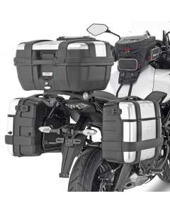 Kawasaki Versys 650 2019 porta valigie laterale Monokey Givi PL4114