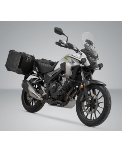 SW-Motech KFT.01.400.70001/B kit valigie e telaietti Trax ADV 37l nere per moto Honda CB 500 X
