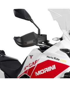 Moto Morini X-Cape 650 coppia di paramani di colore nero opaco in ABS Kappa KHP9350B.