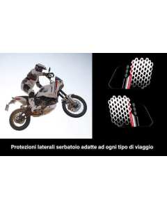 Labelbike 7438641576500 adesivi protezione serbatoio laterali Ducati DesertX