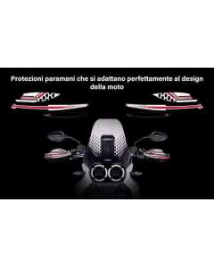 Labelbike 7438641576562 adesivi protezioni paramani in resina 3D per Ducati DesertX