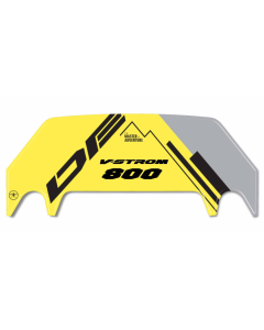 Labelbike 7438649960448 adesivo gel 3d giallo per il cruscotto cupolino della Suzuki V-Strom 800DE.