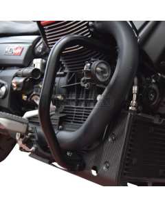 Isotta TB7065 paramotore tubolare in acciaio nero per Moto Guzzi MG21X