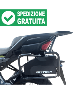 Mytech MTG107PB telaietti valigie laterali per Moto Guzzi Stelvio 1000.