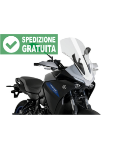 Cupolino Puig 20434W trasparente turistico specifico per moto Yamaha Tracer 700 in produzione dal 2020.