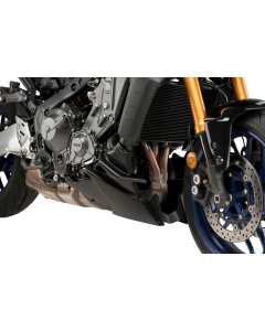 Spoiler Puig 20646J puntale nero opaco motore per la moto Yamaha MT-09 dal 2021.