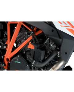 Puig 7063N tamponi paratelaio R19 sliders per moto KTM Super Duke R e GT qui in versione arancione da acquistare a parte