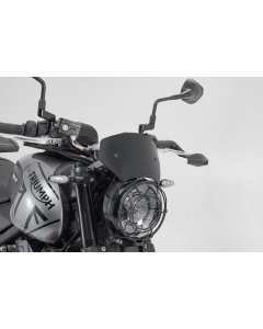 SW-Motech SCT.11.842.10000/B cupolino in alluminio nero per Triumph Trident 660