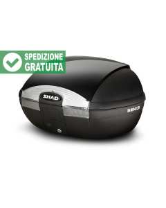 Shad SH45 bauletto moto e scooter nero per due caschi integrali