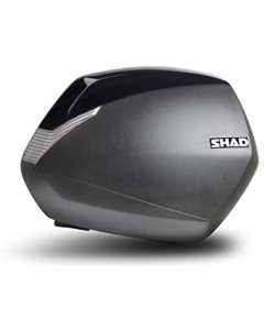 Cover di ricambio Shad D1B36E21 in colorazione nero metallizzato specifica per la valigia moto laterale SH36