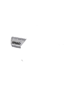 Shad D1B441CAR placca frontale con scritta per il bauletto SH44