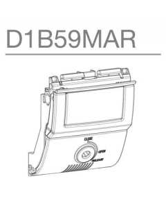 Shad D1B59MAR ricambio serratura completa per bauletto moto SH58X e SH59X
