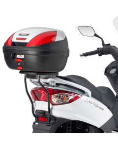 Attacco posteriore specifico per bauletto Givi SR233M  per moto  SYM Joyride Evo 125-200 (09 > 18), piastra inclusa