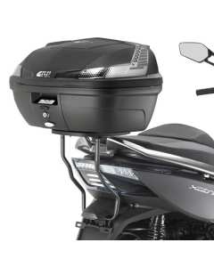 Attacco posteriore specifico per bauletto Givi SR6104M per moto KYMCO Xciting 400i (13 > 17) con piastra inclusa.