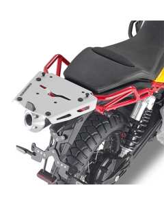Givi SRA8203 piastra in alluminio per bauletto su moto Guzzi V85TT