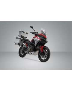 SW-Motech ADV.22.822.75000/S tris di valigie Trax ADV in alluminio per la moto Ducati Multistrada V4