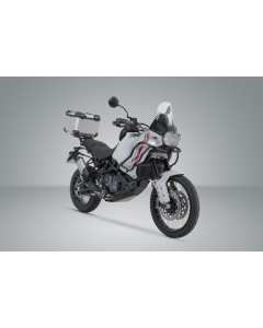 SW-Motech GPT.22.995.70000/S kit bauletto silver Trax ADV e piastra Adventure rack per Ducati Desert X