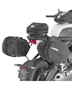 Givi TE6419 telaietti porta valigie laterali easylock e universali morbide per moto Triumph Trident 660