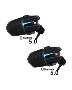 Uclear Motion 6 interfono doppio per casco moto con tecnologia Bluetooth 5.0 e Mesh.