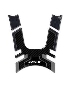 Adesivo paraserbatoio carbon look per moto Voge Valico 500 DSX Labelbike 7438641573684