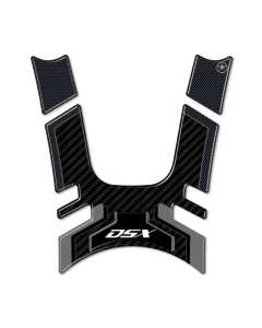 Adesivo paraserbatoio carbon look per moto Voge Valico 500 DSX Labelbike 7438641573684