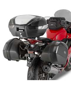 Attacco posteriore specifico per bauletto Givi 1132FZ, per moto HONDA VFR 800 F (14 > 18)  capacità di carico massimo 6kg