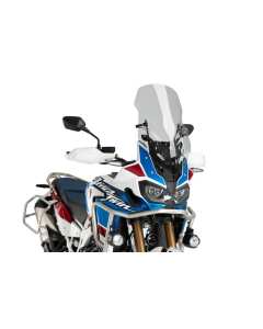 Puig 3714H cupolino touring con sistema di regolazione MEM fumè chiaro Honda CRF 1000 L AT Adventure Sport
